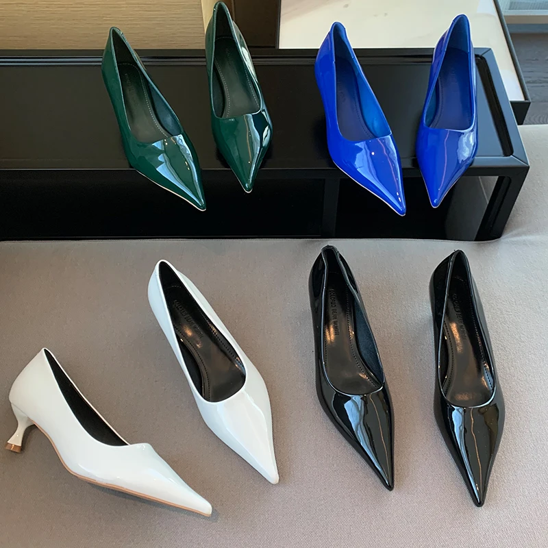 

Women High Heels Shoes Fashion Pumps 2022 Female Pointed Toe Party Shoes New Thin Heels Slip On Sandals For Ladies Woman Pumps