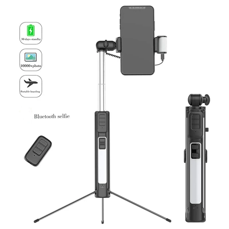 

Selfie Stick Extendable Selfie Stick Tripod with Detachable Wireless Remote and Tripod Selfie Stick for Smartphone