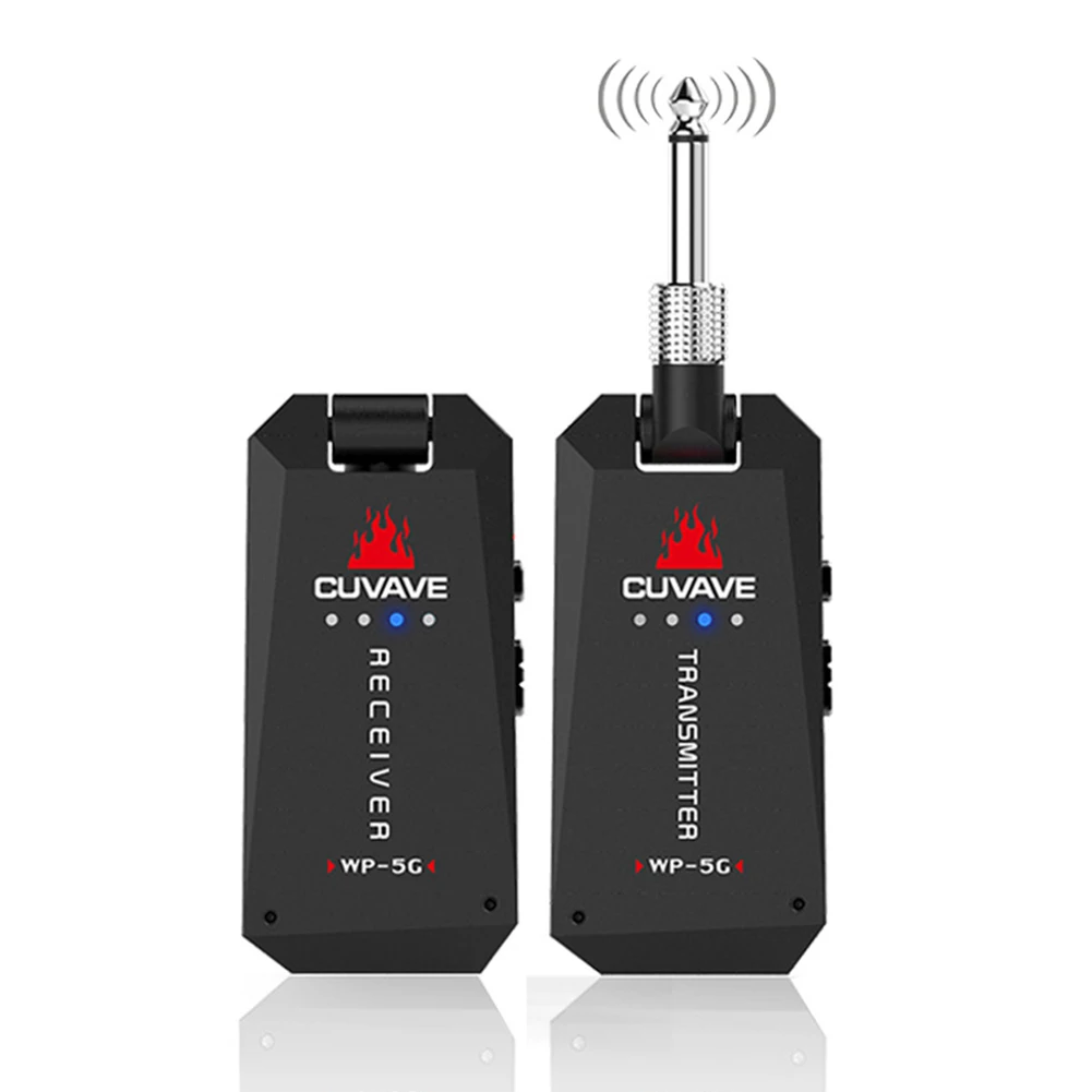 

cuvave WP-5G Wireless Guitar System Rechargeable Digital Transmitter Receiver for Electric Guitar Bass