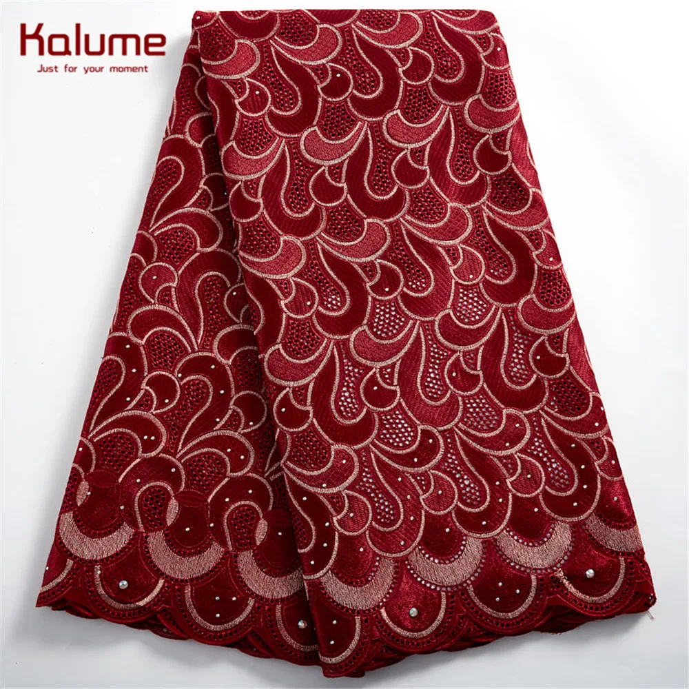 Африканская кружевная ткань Kalume 2021 швейцарская для шитья платья африканская