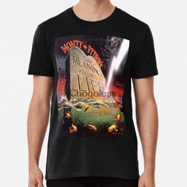 Мужская футболка со значением жизни Монти питона женская и футболка|Мужские