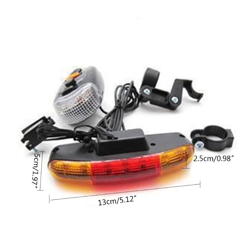 

LED Bicycle Turning Light Bike Tail Lamp Electric Horn Brake Lamp for Safe Ride
