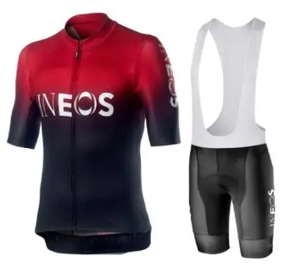 INEOS Pro Team майки для велоспорта мужские летние топы с короткими рукавами комплект дышащая одежда для езды на велосипеде нагрудник шорты спортивная одежда комплект