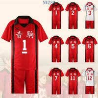 anime haikyuu cosplay costume karasuno high school volleyball club hinata shyouyou sportswear jersey uniform haikyuu nekoma