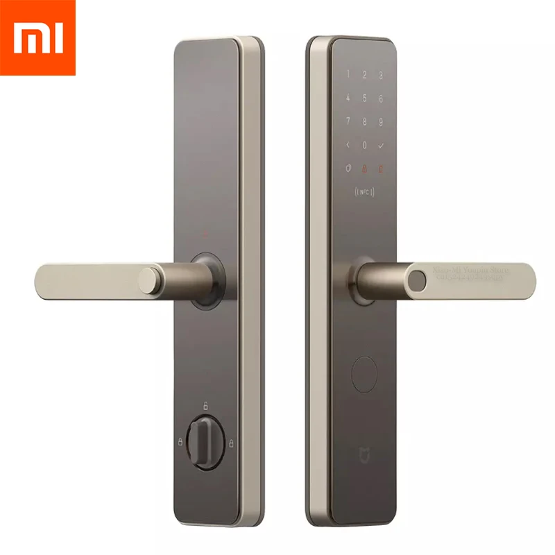 Умный дверной замок Xiaomi Mijia смарт-замок со сканером отпечатка пальца и паролем