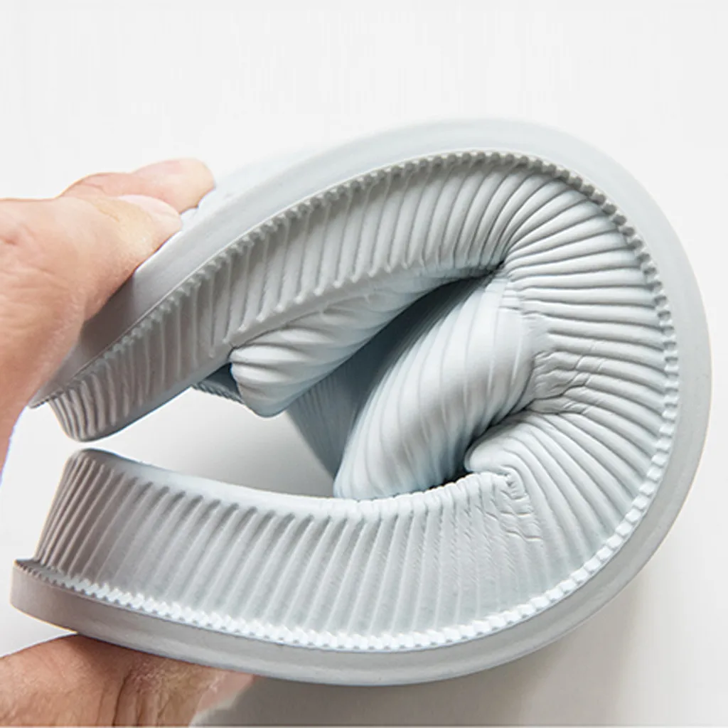 Сандалии Женские однотонные мягкая подошва для душа домашние тапочки ванной