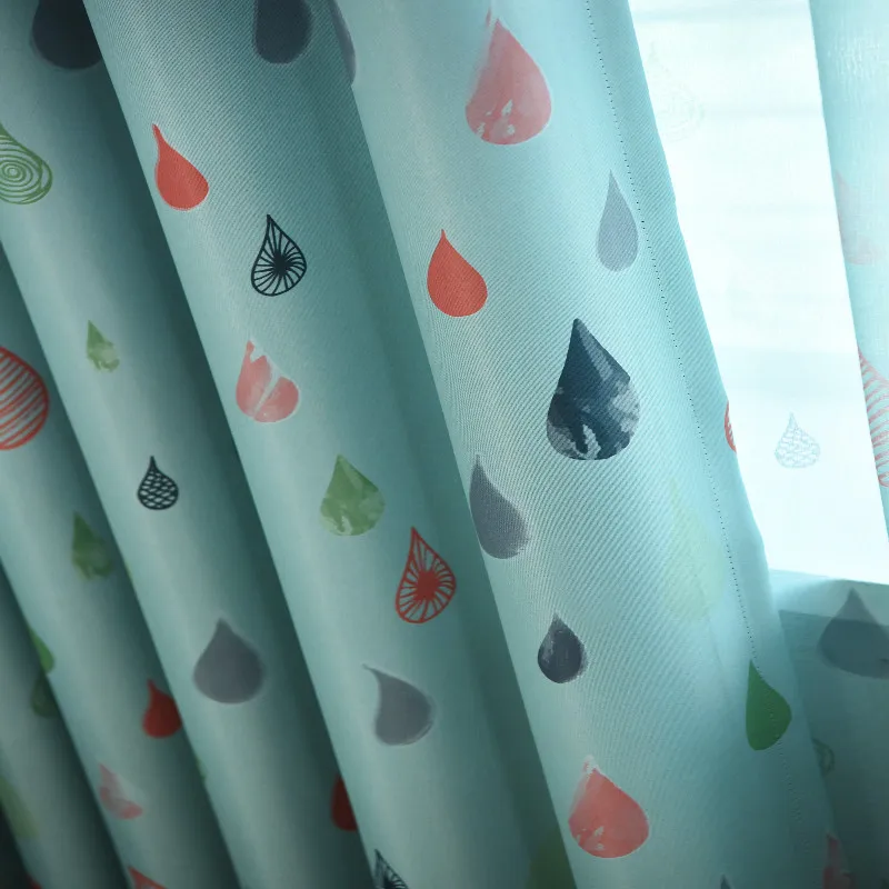 Curtain Geometric Pattern Check Printed Panel High Shading Rate Summer Window Treatment for Living Room Bedroom | Дом и сад