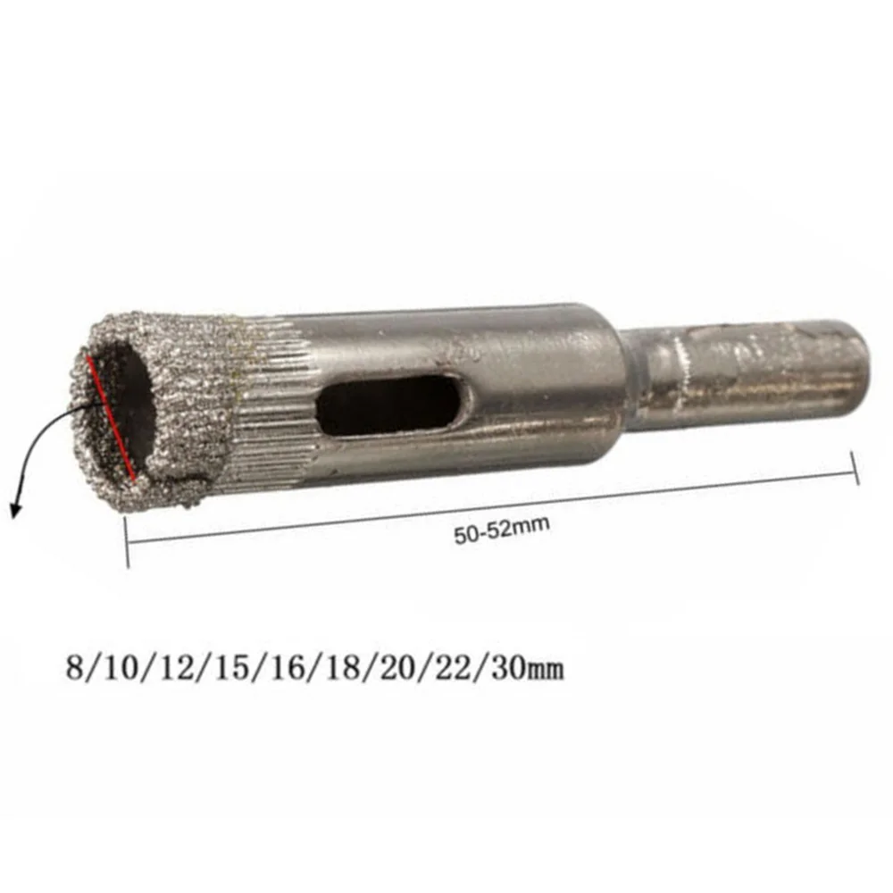 

10pcs Diamond Cutter Hole Saw Drill Bit Tool 6-30mm Set For Tile Marble Glass Ceramic Diamond Core Bit
