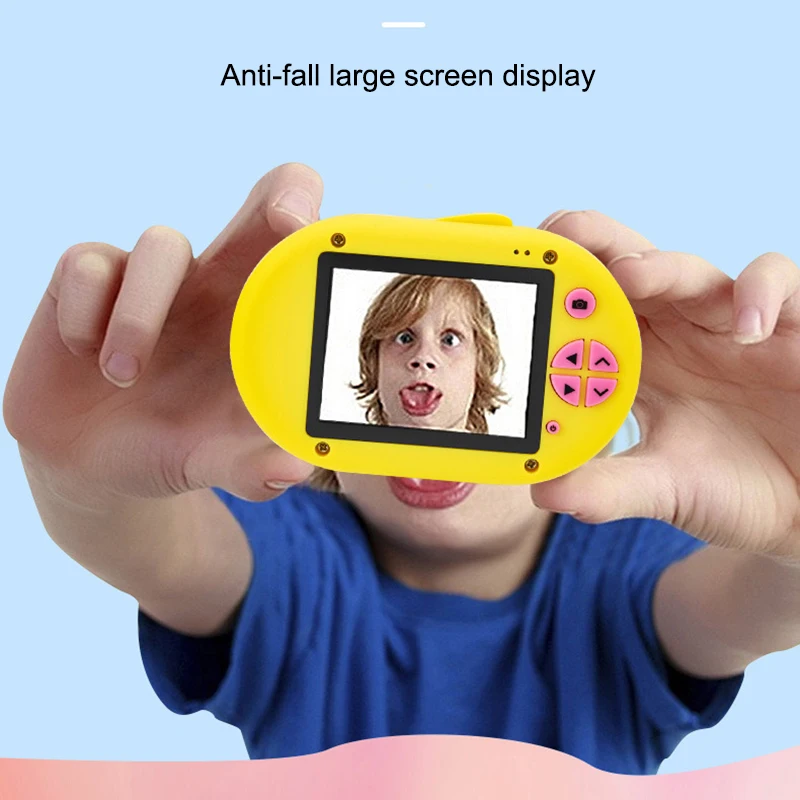 Мультяшная цифровая детская мини камера с экраном 2 0 дюйма Wifi HD маленькая SLR
