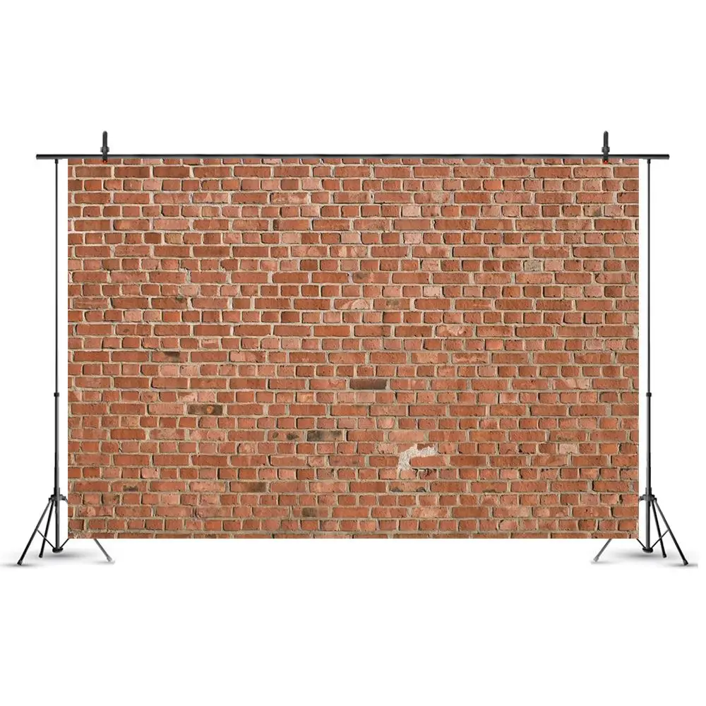 

Red Brick Wall Photography Backdrops Retro Vintage Pet Portrait Vinyl Photo Backgrounds Birthday Photophone Photocall