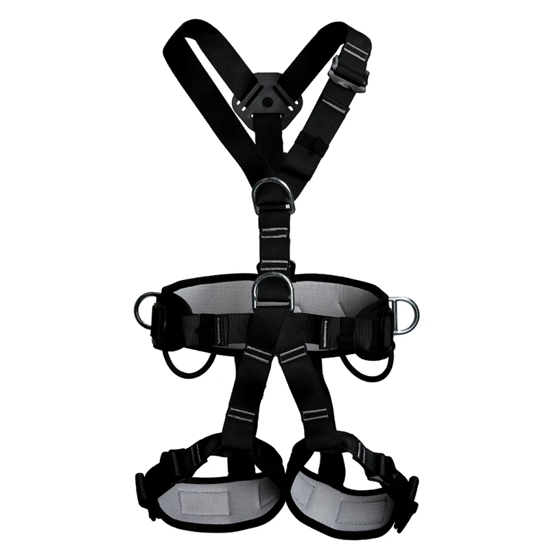 

Quality Professional Rock Climbing Harnesses Full Body Safety Belt Anti Fall Outdoor Mountaineering Rescue Protective Equipment