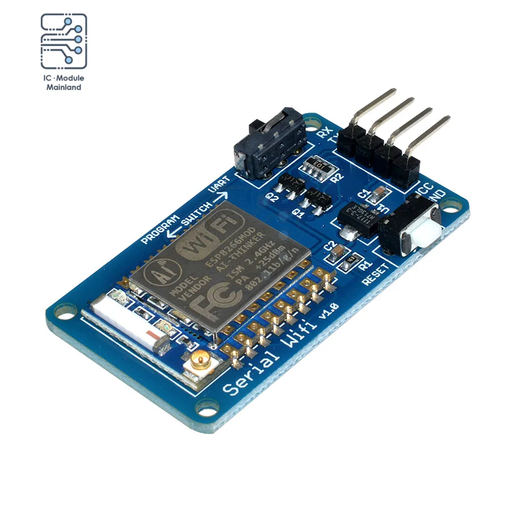 3 В 5 ESP8266 ESP-07 Wi-Fi модуль V1.0 последовательный трансивер беспроводной платы 8N 1 TTL