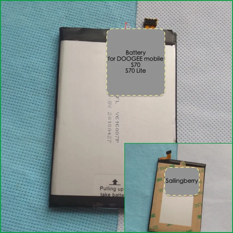 Аккумулятор для мобильного телефона DOOGEE S70/S70 Lite 5500 мАч | Мобильные телефоны и