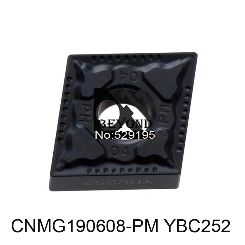 Оригинальный CNMG190608-PM YBC252 CNMG190608 CNMG 190608 карбидная вставка для токарного станка