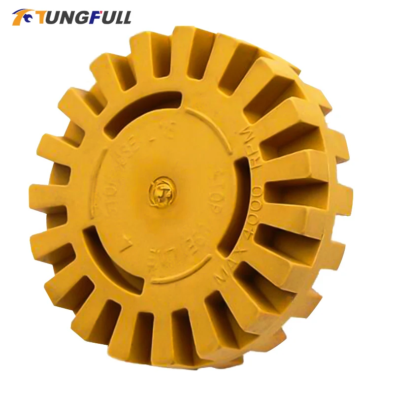 

4 Inch Pneumatic Degumming Disc To Rubber Wheel Rubber Head Paint removal Grinding Wheel Car Tire Polishing Wheel