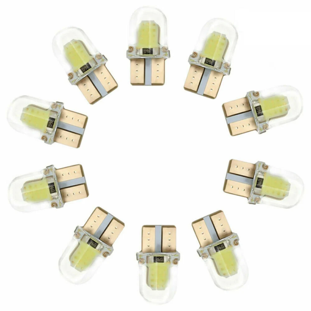 

Set LED Lights Accessories Auto 100Pcs White Canbus DC 12V Replacement
