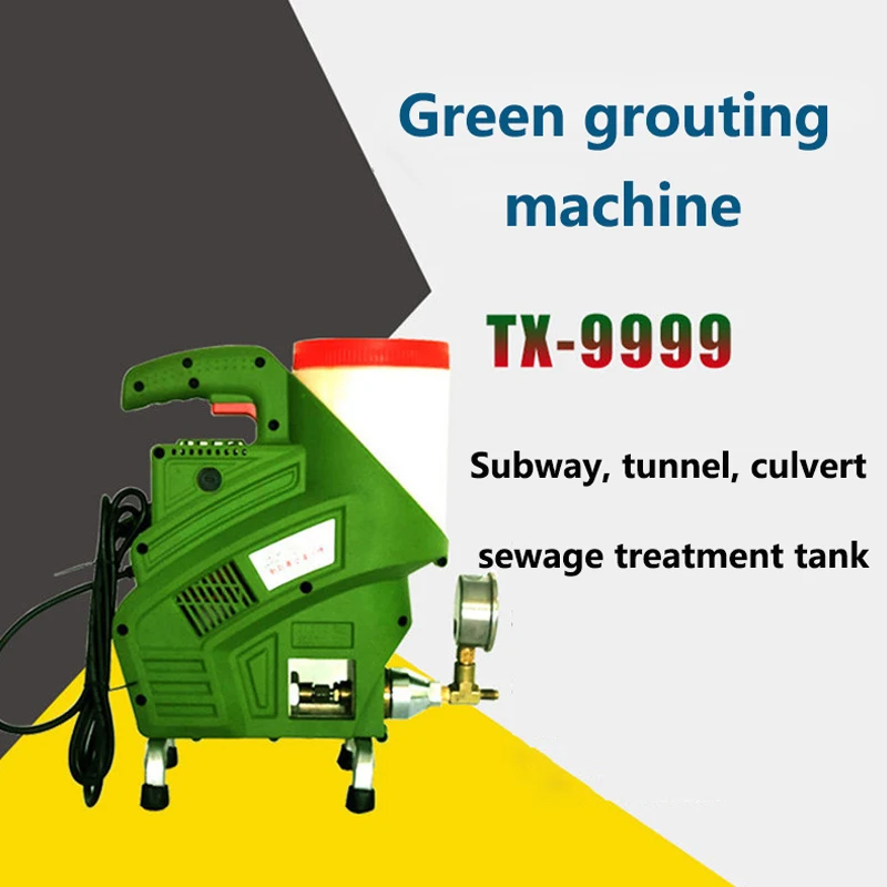 

980W High Power High Pressure Grouting Machine 220V Perfusion Machine Electric Plugging Machine Polyurethane Grouting Fluid Tool