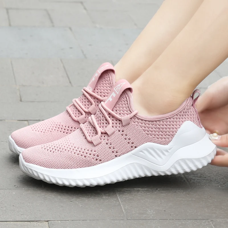 Летние женские туфли Брендовая дизайнерская обувь из дышащего сетчатого