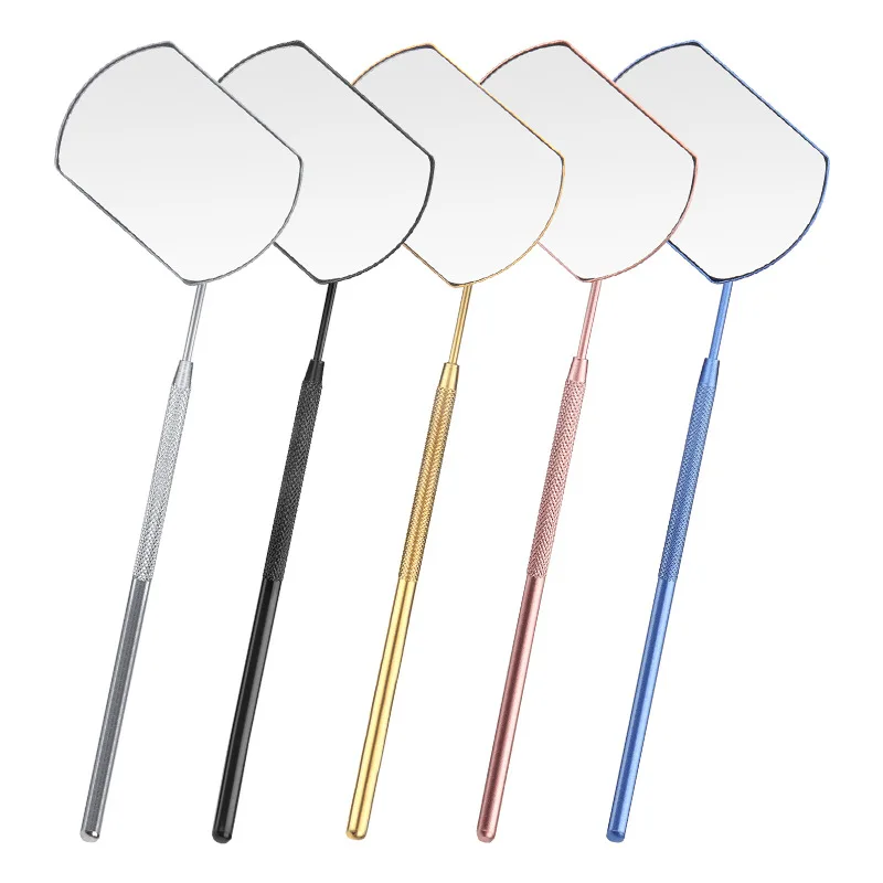 

1 PC Stainless Steel Grafting Checking Mirror Inspection Mirror For Eyelash Extensions Large Square Mirror