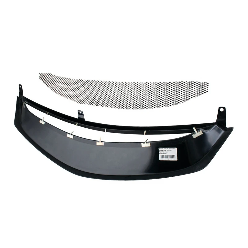 Решетка радиатора MUGEN Style c металл сеткой для Honda Civic 4D 2006-2008 ABS пластик тюнинг