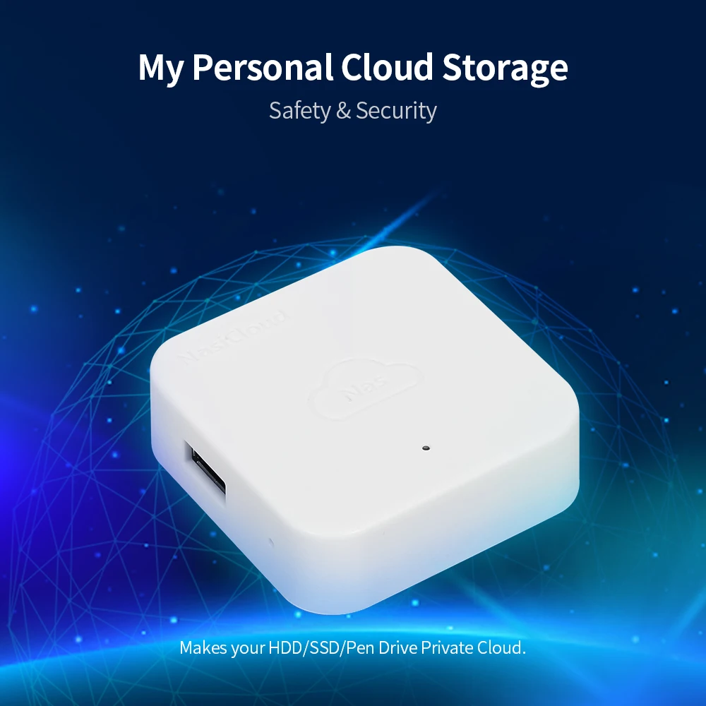 Личное хранилище NasCloud A1 облачное офисное жесткий диск/SSD/Флешка 256 Мб LPDDR