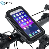 bicycle motorcycle phone holder waterproof bike phone case bag for iphone xs xr x 8 7 samsung mobile stand support scooter cover