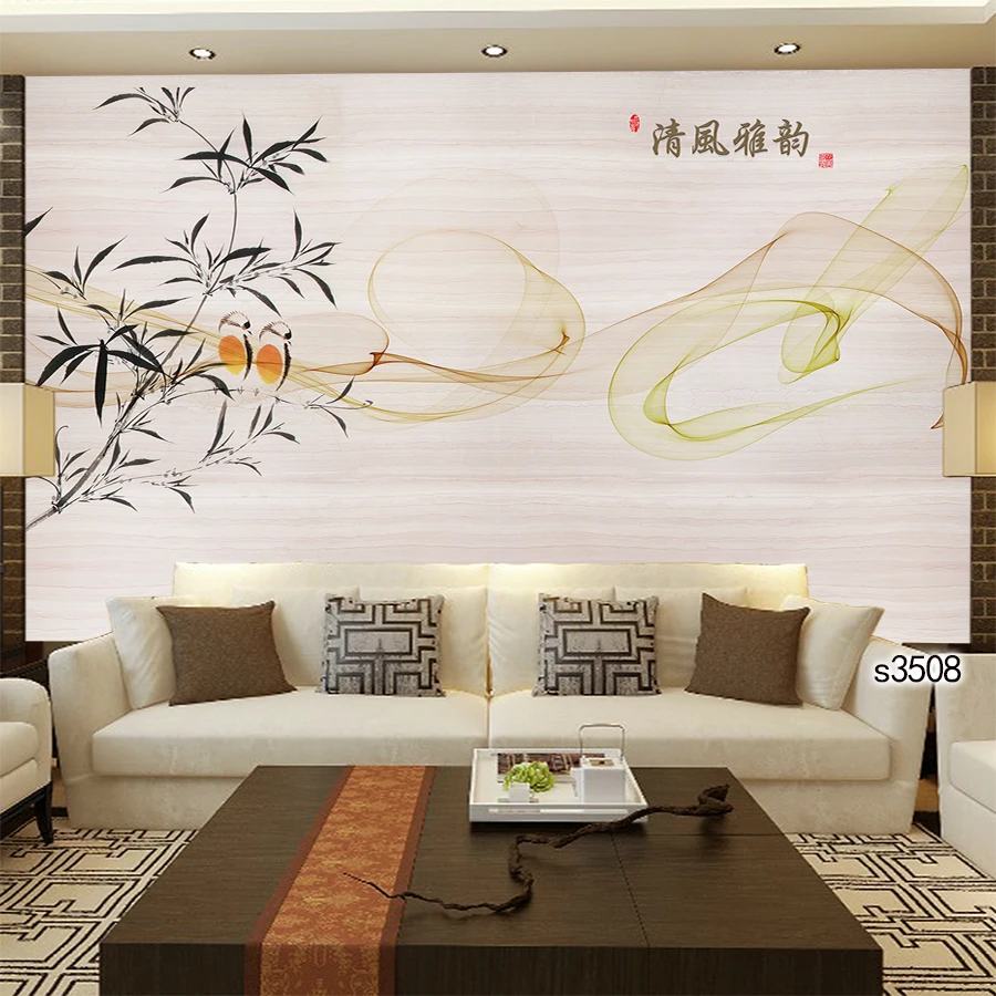 

Modern Oil Painting Print on Canvas Abstract Chinese style Filiform Landscape Canvas Print Printing Wall Art Picture Home Decor