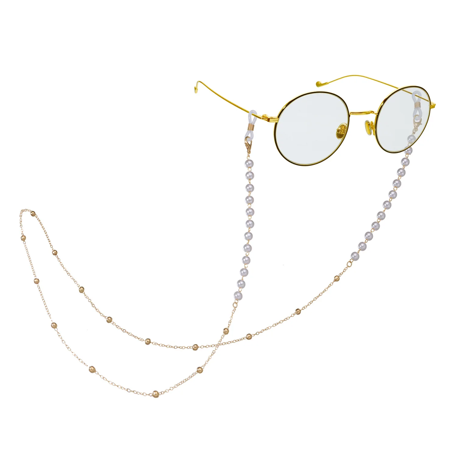 

2020 Chic Handmade Pearl Bead Mask Chain lanyard Eyeglasses Chain Women's Fashion Temperament mask strap necklace Accessories