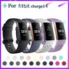 Ремешок для смарт-часов Fitbit Charge 3, 4, силиконовый ремешок для спортивных часов