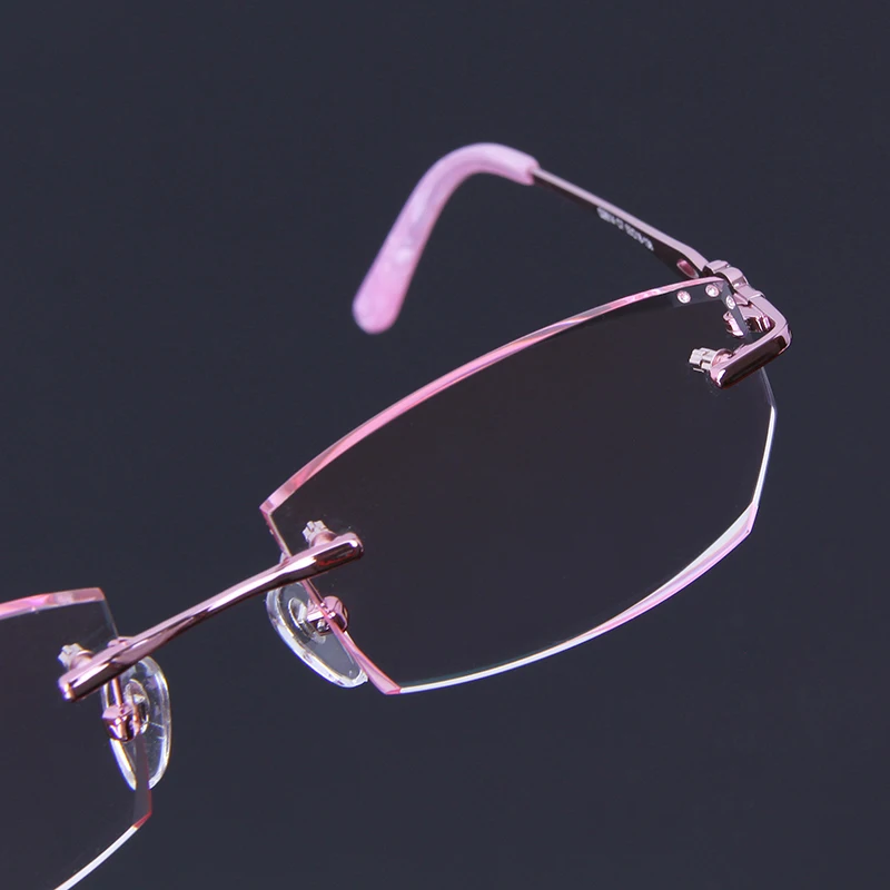 Очки Стразы женские для чтения без оправы элегантные оптические аксессуары при