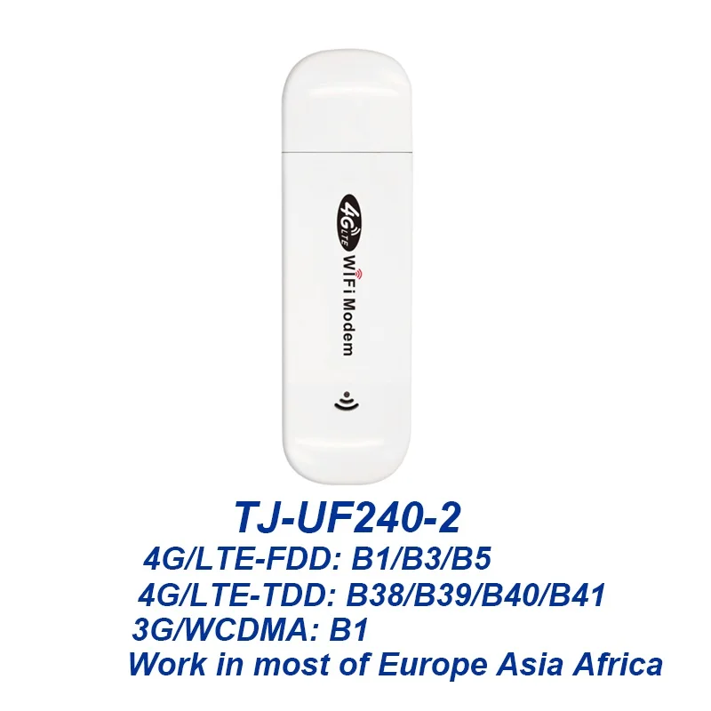 UF240-2 TIANJIE 3G 4G wifi модем Dongle маршрутизатор автомобильный WiFi мобильный карманный мини беспроводной USB точка доступа со слотом для sim-карты и слотом для карты памяти - Цвет: UF240-2