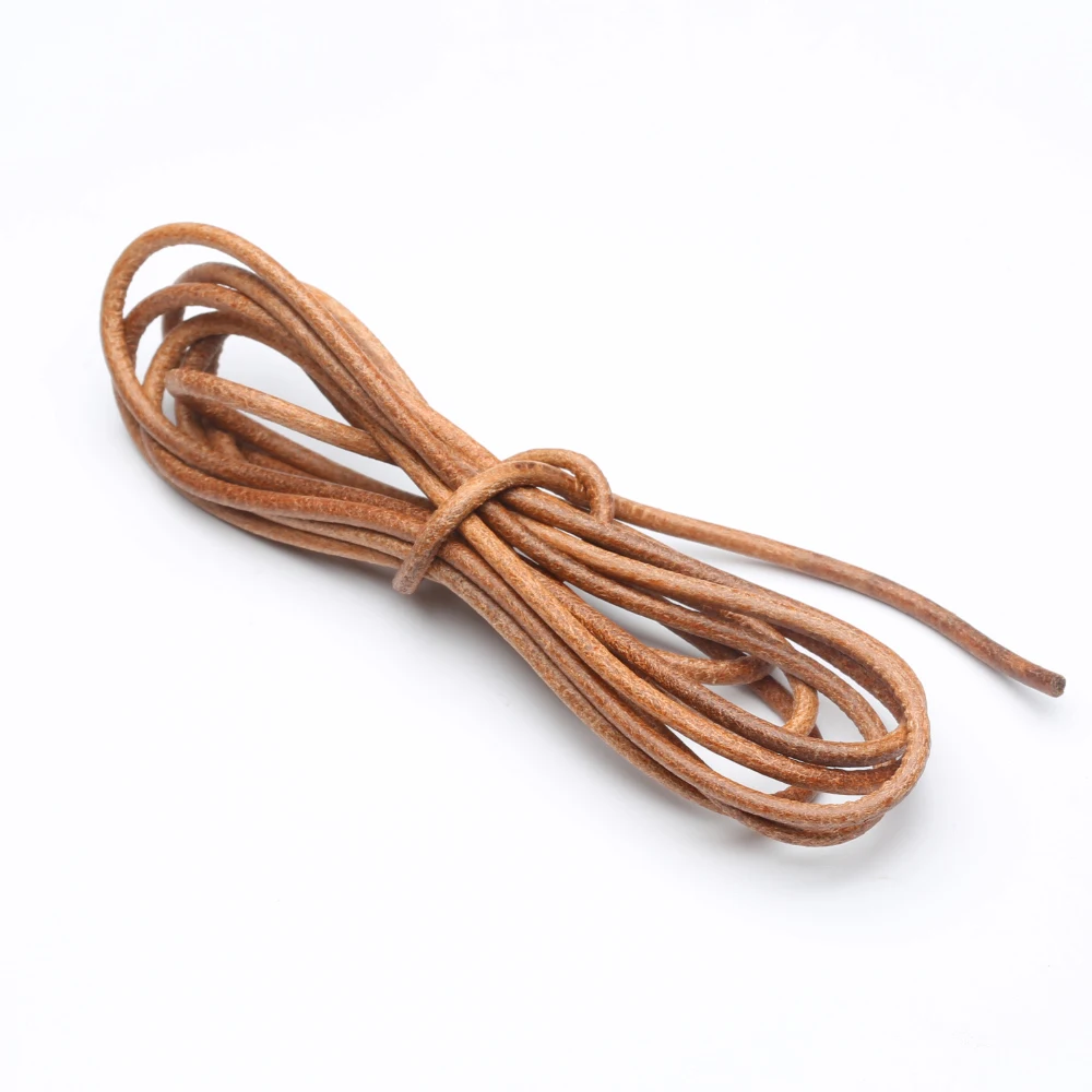 2 м Высококачественная воловья веревка ручной работы кожа 3 мм 4 аксессуары для