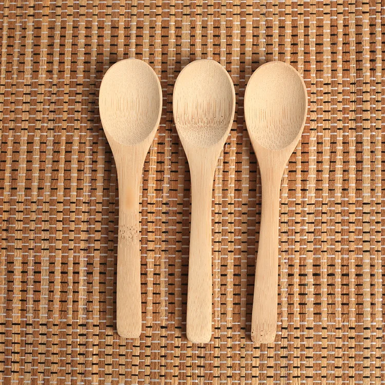 

Wooden Jam Spoon Baby Honey Spoons Coffee Scoop New Delicate Kitchen Using Condiment Small 12.8*3cm DH5567