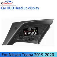 xinscnuo airborne computer obd car hud head up display for nissan teana 2019 2020 safe driving screen obd speedometer projector