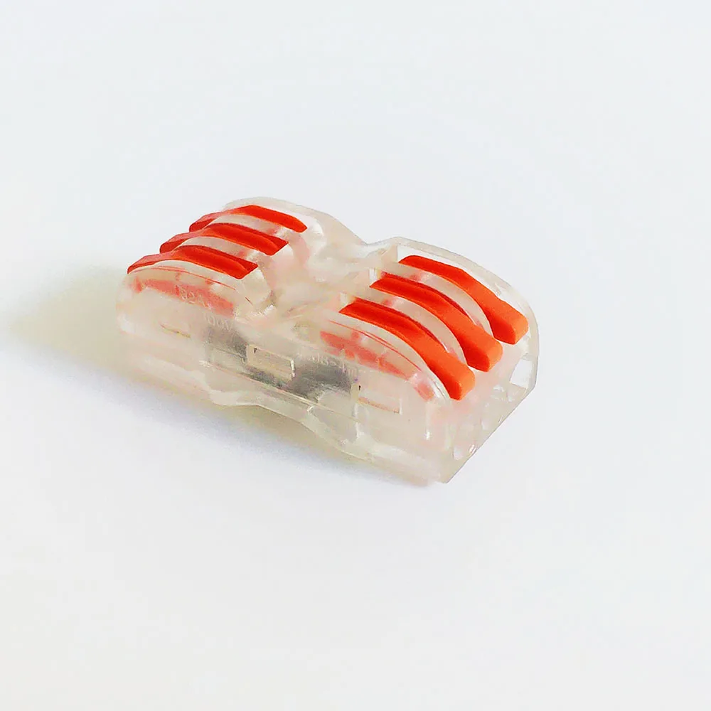 Красные соединители для проводов 412 подключаемый электрический соединитель