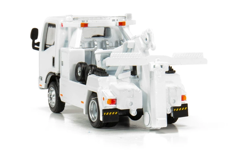 

Tiny 1:76 ISUZU N Series Tow truck White Diecast Model Car