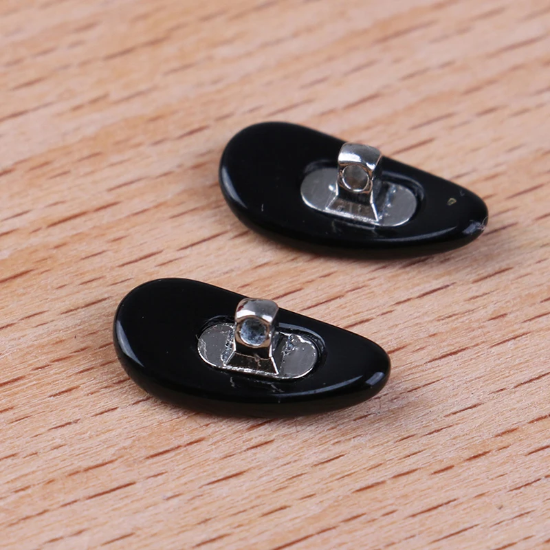 

New 1 Pair Anti-slip Jade Nose Pads Stick On Screw-in Nose Pad For Eyeglasses Glasses Accessories