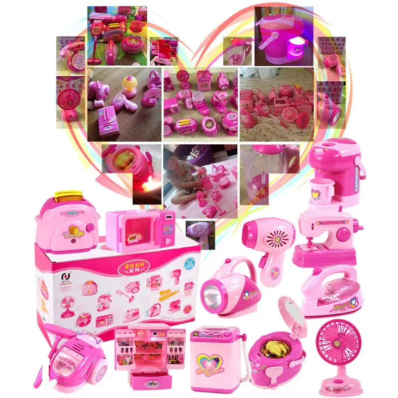 

Children Children Kid Boy Girl Mini Kitchen Electrical Appliance Water Dispenser Toy Set Early Education Dummy Household Play