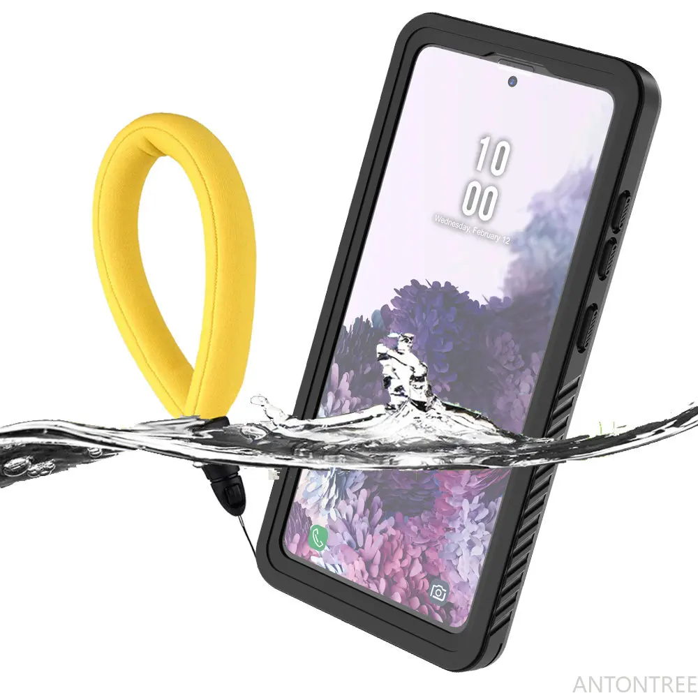 

S20 FE 5G Waterproof Case for Samsung Galaxy S20 FE S21 Ultra Plus Capa Diving Sports Sealed Shockproof Cover with Float Lanyard