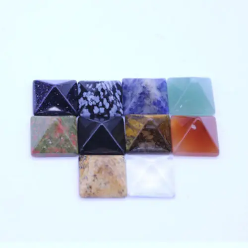 Официальный набор из 10 чакр пирамида камень забота о здоровье медитация