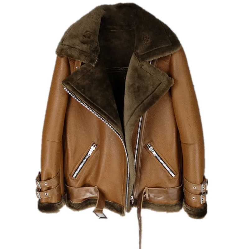 Натуральная кожа несколько цветов оригинальная овечья шерсть мех теплая женские