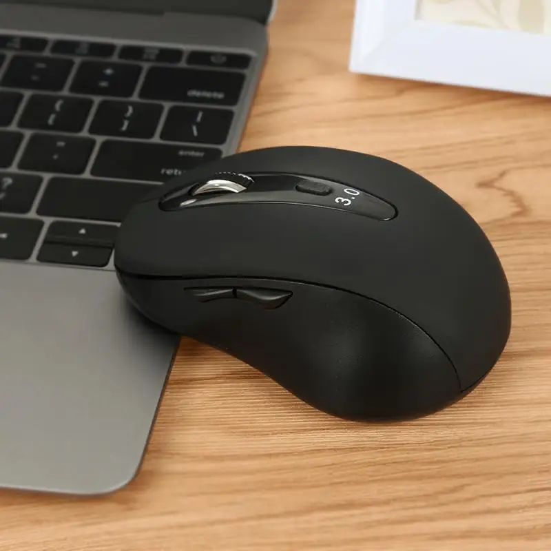 

Тонкая черная Беспроводная Bluetooth-мышь 800/1200/1600/2000/2600 Dpi беспроводная мышь для ноутбука на Windows 7/8/XP/Android