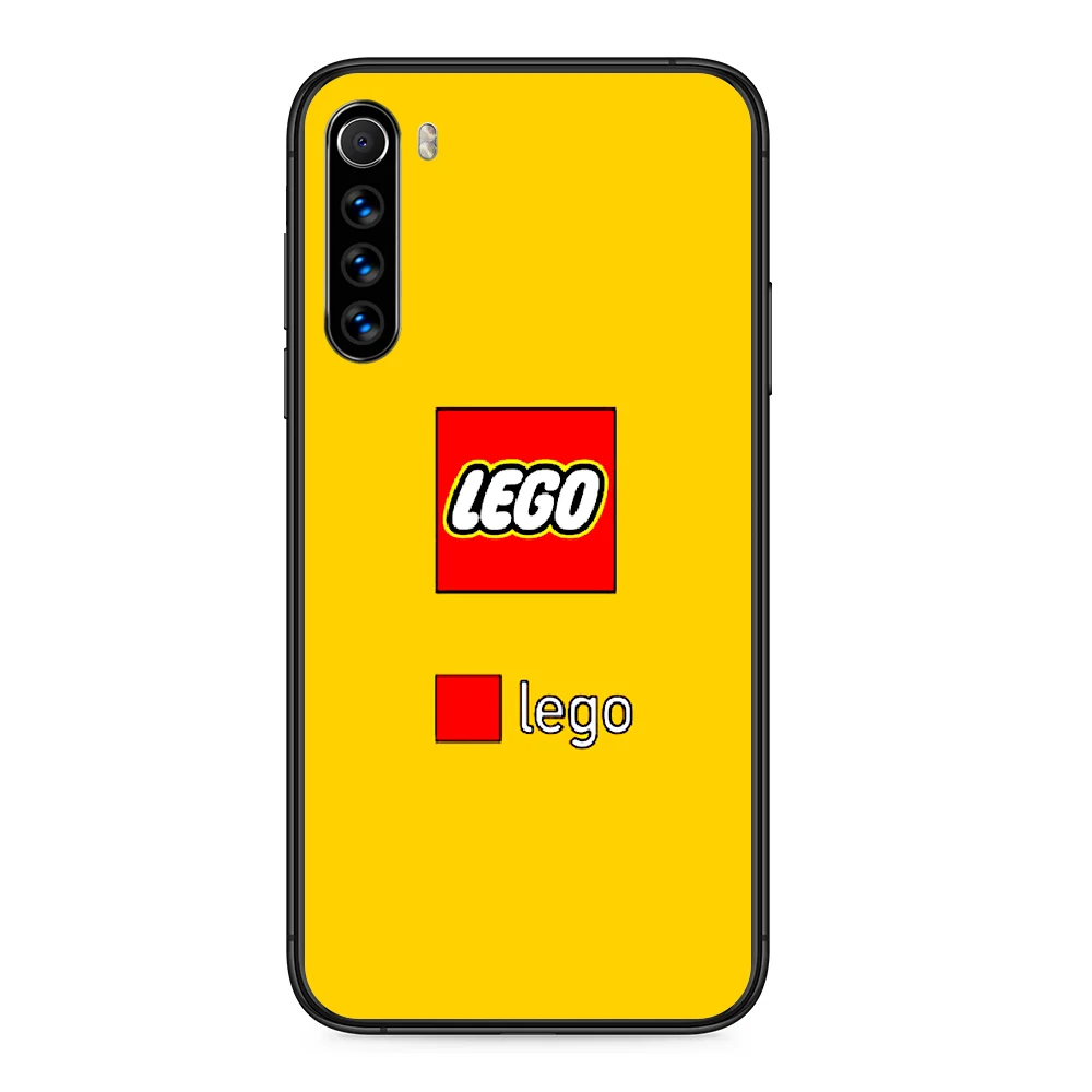 

Legos Block Popular Toys Phone case For Xiaomi Redmi Note 7 8 8T 9 9S 4X 7 7A 9A K30 Pro Ultra black coque trend shell fashion