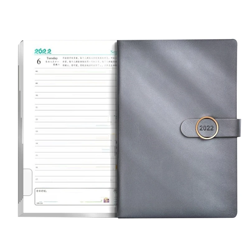 

2022 Planner Organizer A5 Notebook and Journal Buckle Notepad Office Sketchbook Stationery NoteBook Student Diary
