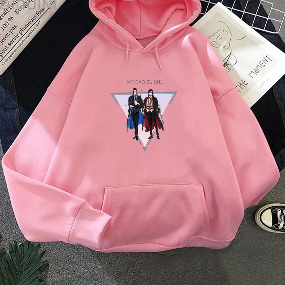 

Harajuku Sweatshirt Fashion Trend Mo Dao Zu Shi Anime Hoodie Streetwear Women 2021Autumn Winter Loose Graphics Wei WuXian WangJi