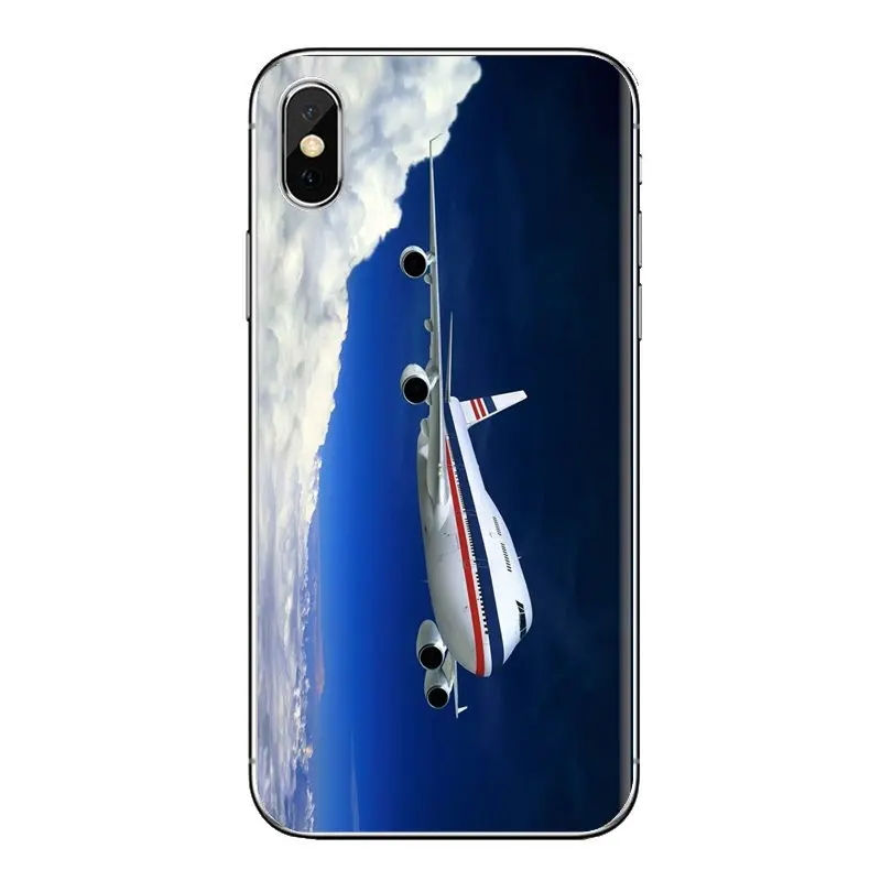 Мягкий чехол для телефона из ТПУ с принтом &quotBoeing 747 летающий самолет закат Oneplus 3t