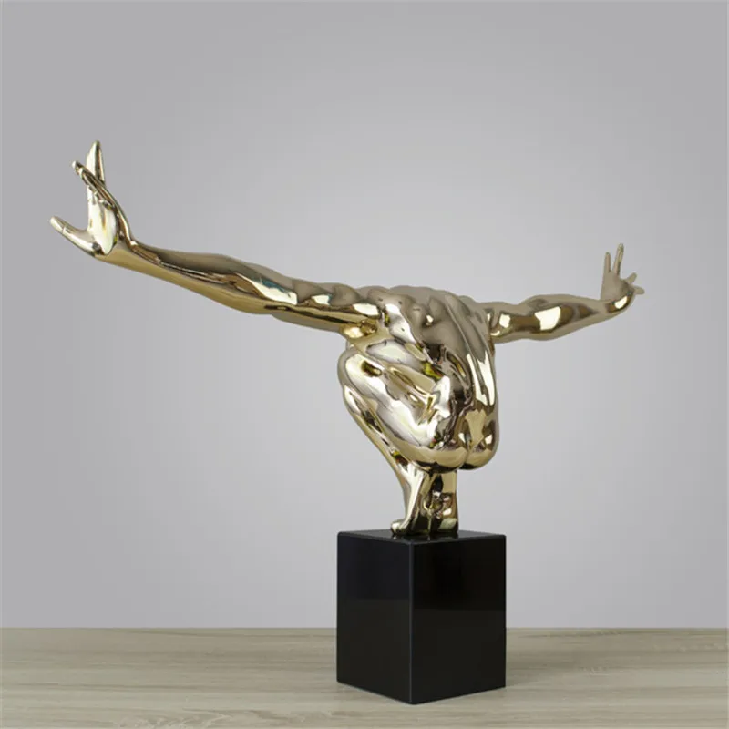 

Creative Body Art Decoration Living Room Sculpture Decoration Nordic Modern Home Decor Study Wine Cabinet Statue A1745