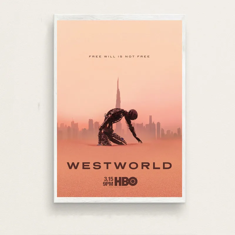 Современная Настенная Роспись по мотивам фильма Westworld Сезон 3 плакат с медной