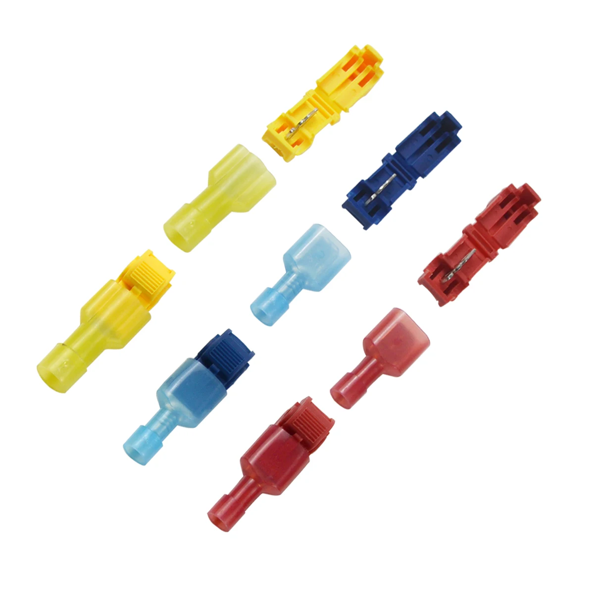10 шт./упак. электрические клеммы Т образный клеммный блок соединитель для кабеля