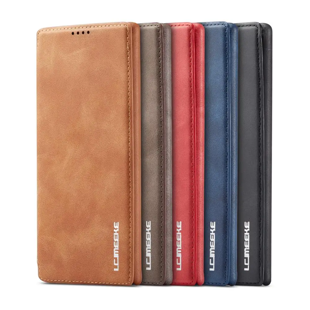 Для samsung Galaxy Note 10/Note 10 Plus кожаный чехол-кошелек Роскошный чехол с отделением для карт Защита от падения